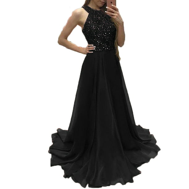 US Long Bridesmaid Formal Ball Gown Party Cocktail Evening Prom Maxi Dress 08237